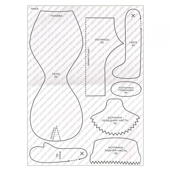 Набор для шитья Арт узор  фото 4