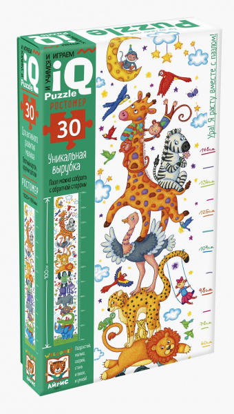 Ростомер IQ пазлы Макси «Моя жаркая Африка», 30 деталей