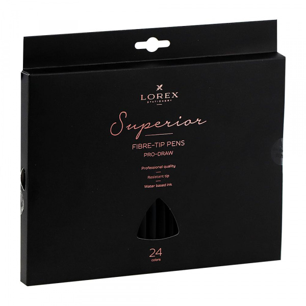 Фломастеры Lorex Pro-Draw Superior, 24 цвета