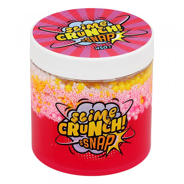 Слайм Crunch Slime Ssnap с ароматом клубники 450 г