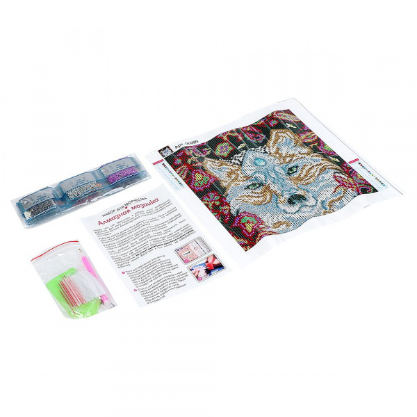 Алмазная мозаика Ночной волк  фото 3