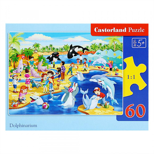 Пазл «Дельфинарий» 60 деталей, Castorland купить в Москве, Нижнем