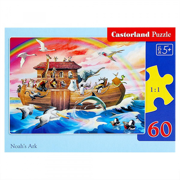 Пазл «Ноев ковчег» 60 деталей, Castorland