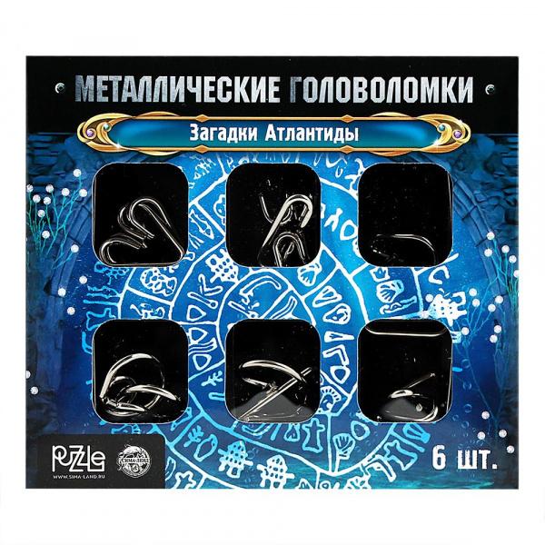 Металлическая головоломка «Загадки Атлантиды», Puzzle