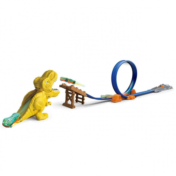 Автотрек Динозавр 110 см (пуск,механизм,машина,аксесс) Игровой набор Newhood  фото 1