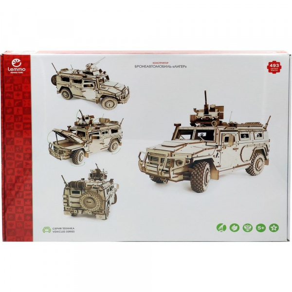 3D-конструктор Бронеавтомобиль Лигер фото 6