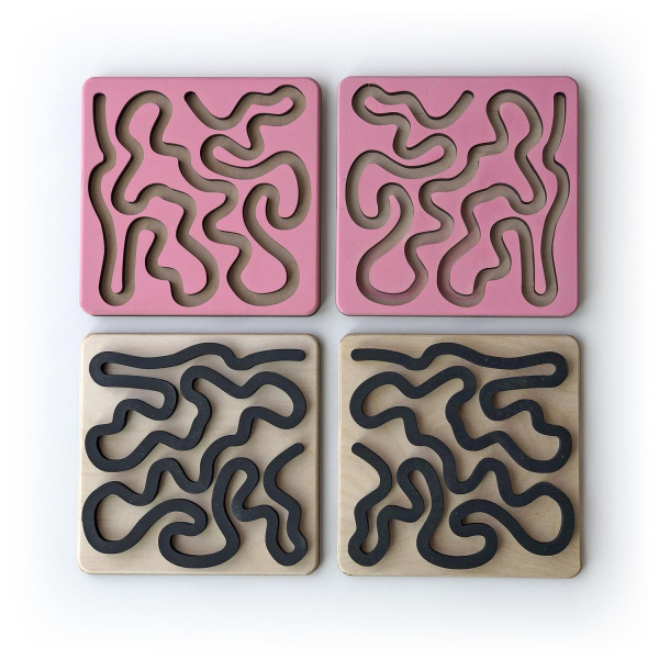 Дополнительный набор межполушарных досок «Тропинка», Ecoved (Эковед)