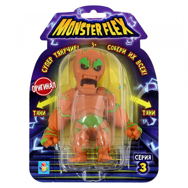 Тянущаяся фигурка «Монстер Флекс Monster Flex» серия 3, 1TOY (в ...