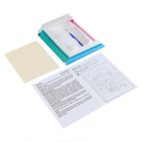 Фреска с фольгой Нежный зверь фото 2