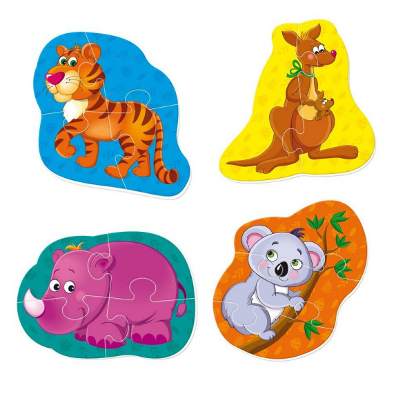 Магнитные пазлы Тигренок и друзья фото 1