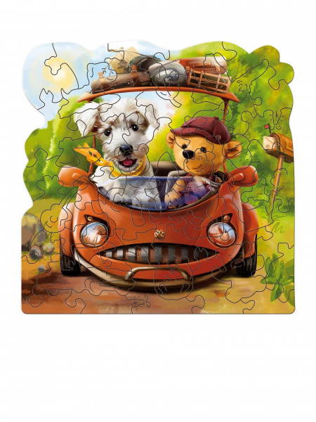 Деревянные пазлы Лучшие друзья фото 5