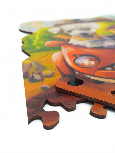 Деревянные пазлы Лучшие друзья фото 6