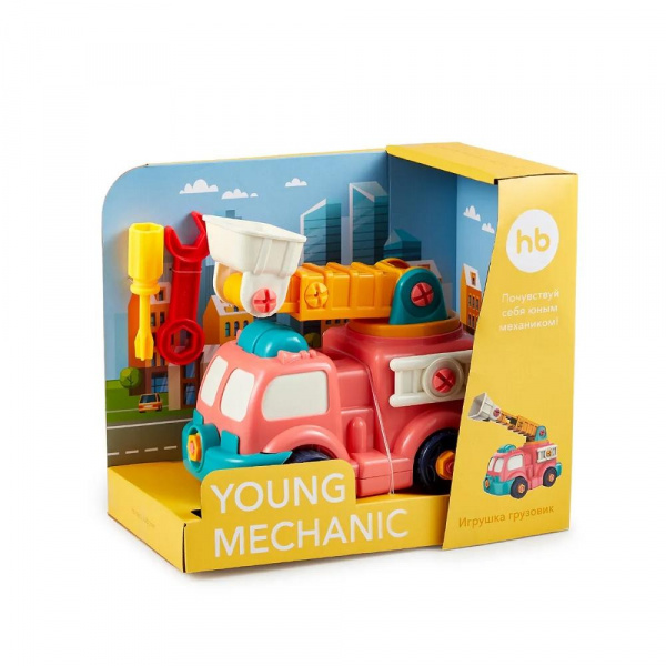 Игрушкаконструктор «Грузовик YOUNG MECHANIC», Happy Baby купить в