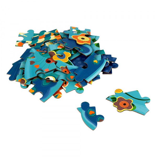 Контурный пазл Павлин фото 4