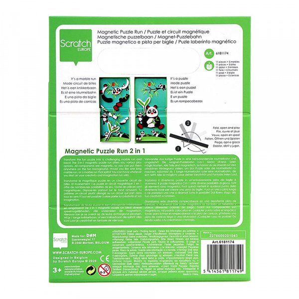 Магнитный пазл Панда фото 1