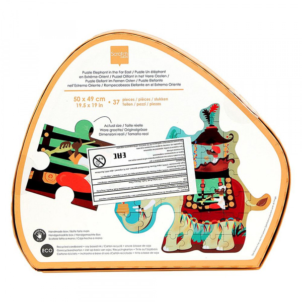 Контурный пазл Слон фото 2