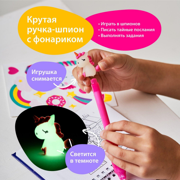 Мои секретики Игровой набор блокнот и ручка-шпион  фото 3