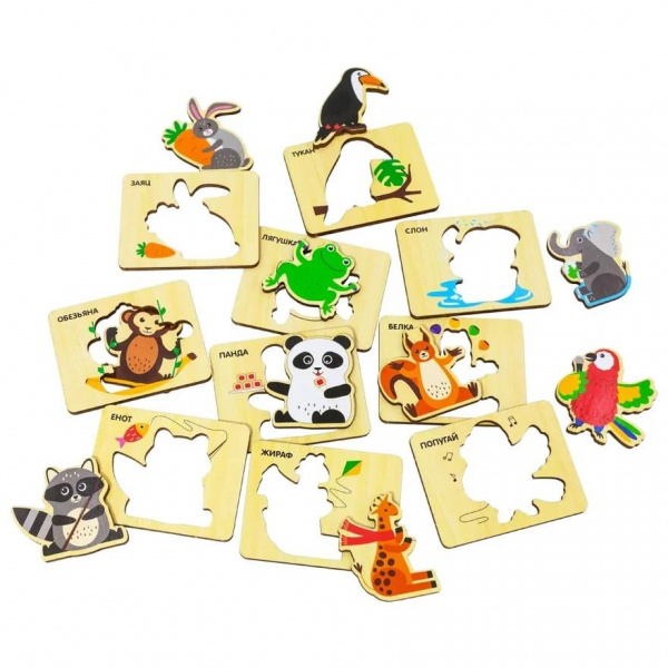 Лото Веселые зверята Alatoys  фото 3