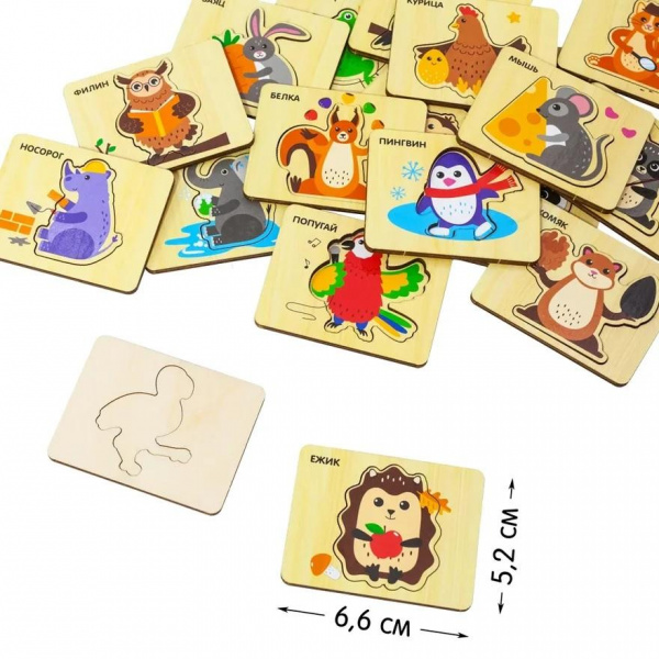 Лото Веселые зверята Alatoys  фото 5