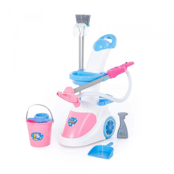 Помощница-5 с пылесосом Игровой набор в коробке
