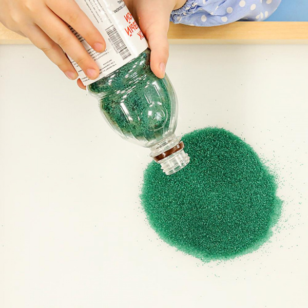 Цветной песок для творчества фото 3