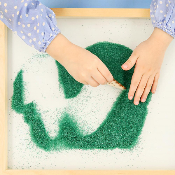 Цветной песок для творчества фото 5