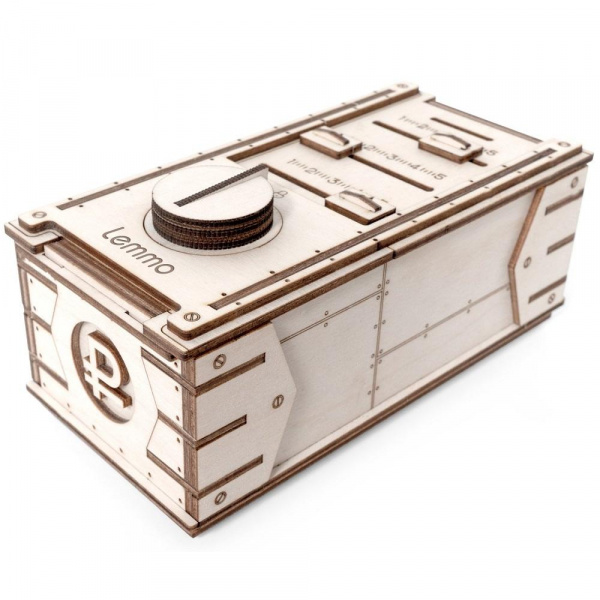 Копилка-сейф Конструктор 3D деревянный Lemmo купить в Москве, Нижнем ...