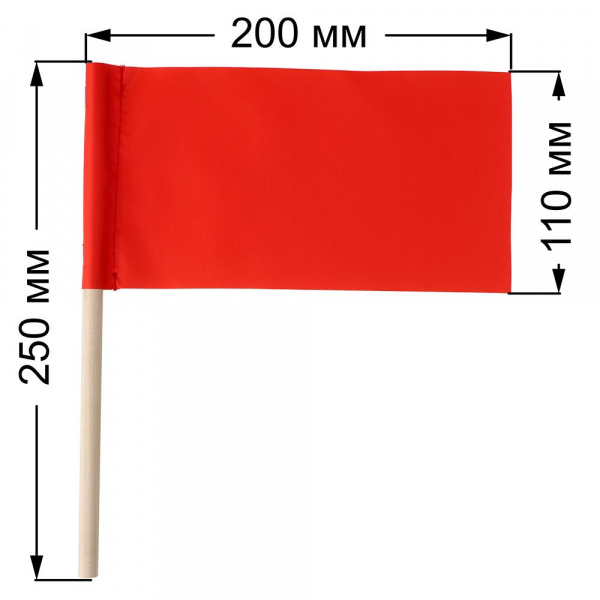 Флажки на деревянной палочке фото 4