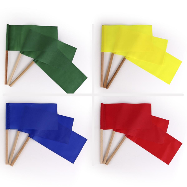 Флажки на деревянной палочке фото 5