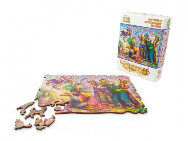 Фигурные пазлы Маленький Мук  фото 2