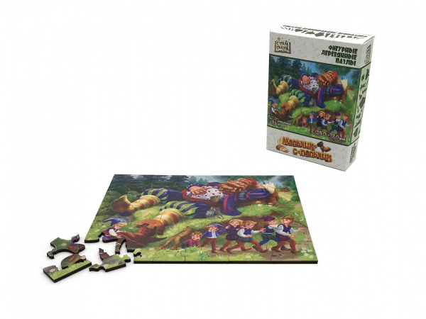 Фигурные пазлы Мальчик с пальчик фото 2