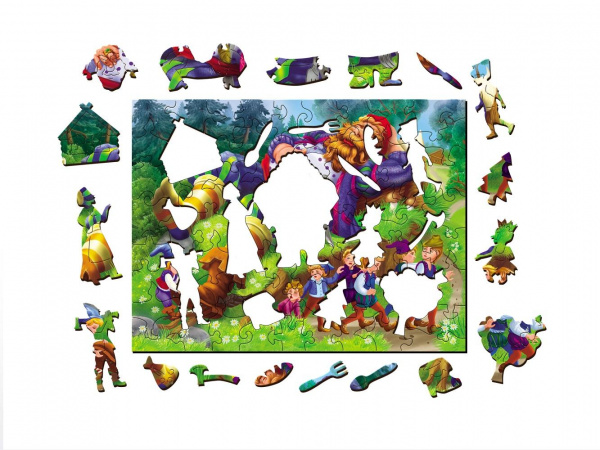 Фигурные пазлы Мальчик с пальчик фото 3