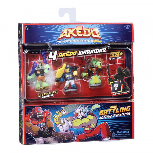 Пятый коллекционный игровой набор Акедо 4 фигурки, Akedo купить в ...