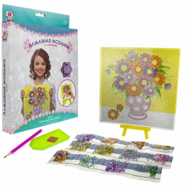 Алмазная мозаика Букет  фото 1