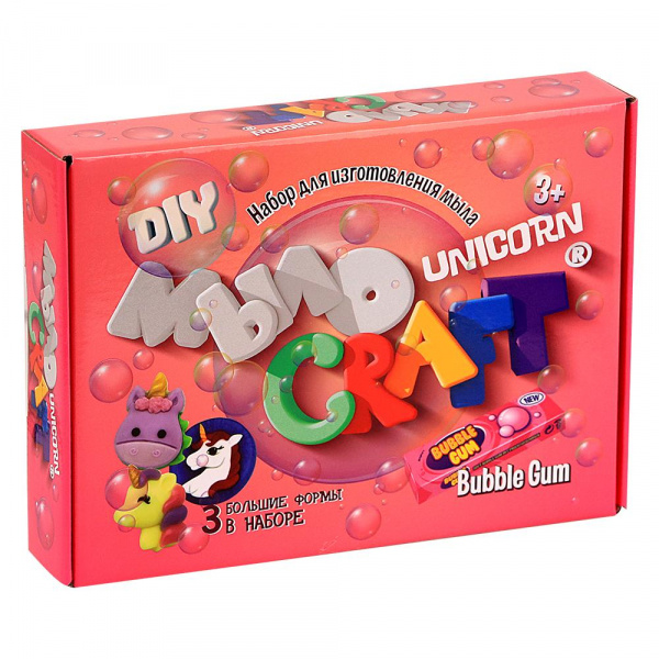 Набор для опытов и экспериментов Мыло Craft «Unicorn Бабл Гам», Висма