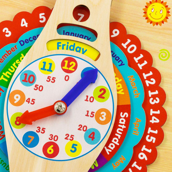 Бизиборд Kids Calendar  фото 2