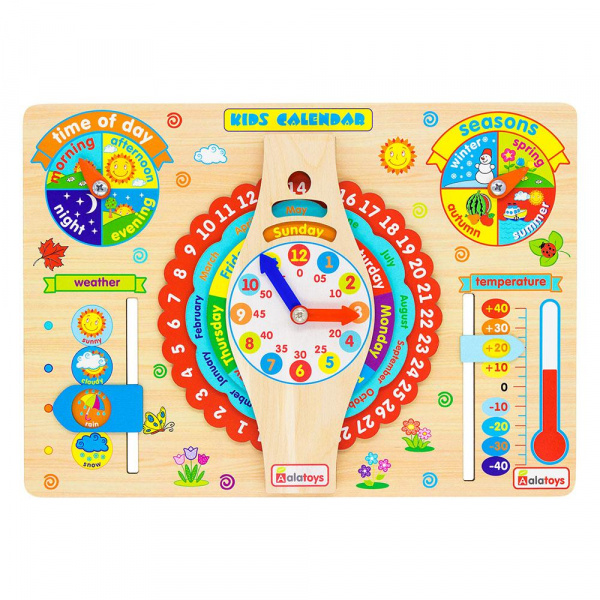 Бизиборд Kids Calendar  фото 3