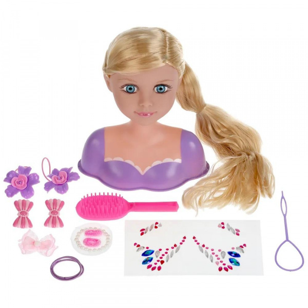 Кукла манекен 21 см с длинными волосами  фото 2