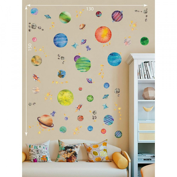 Декоративные наклейки В космосе  фото 6