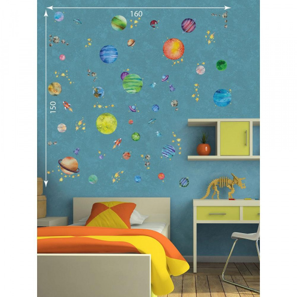 Декоративные наклейки В космосе  фото 7