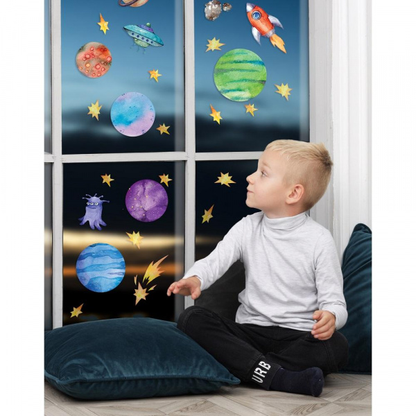 Декоративные наклейки В космосе  фото 8