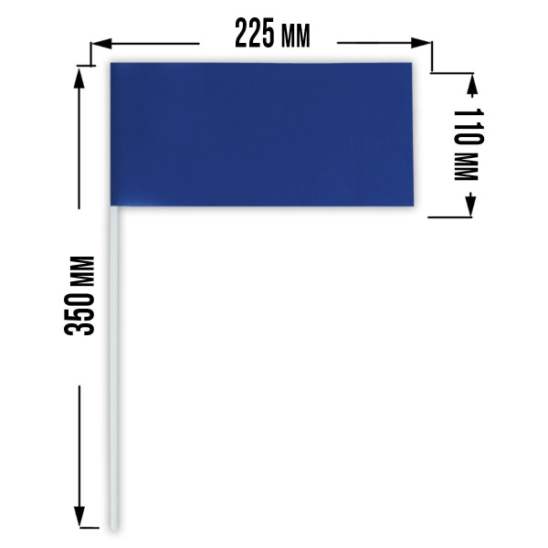 Флажки на пластиковой палочке 12 штук фото 3