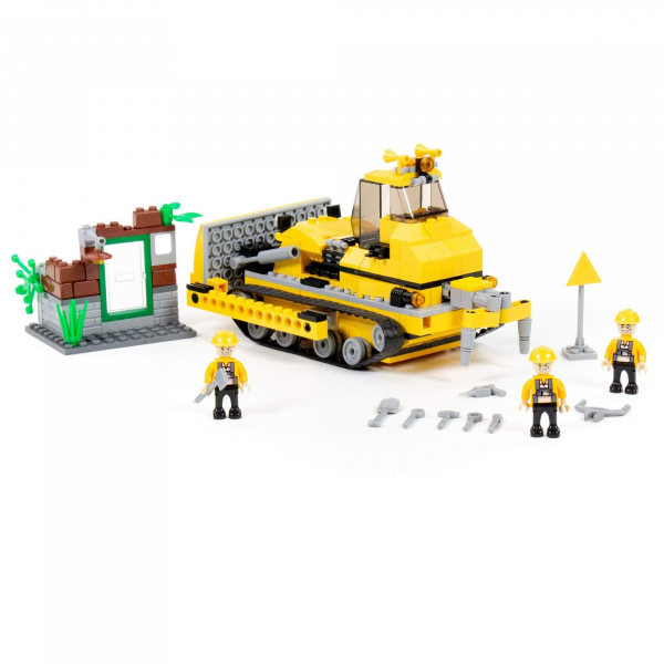 Конструктор Классик «Город Строительная бригада-2» 415 элементов ...