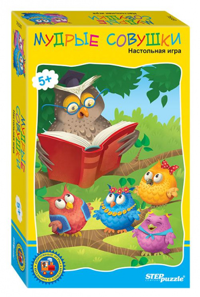Настольная игра «Мудрые совушки», Step puzzle