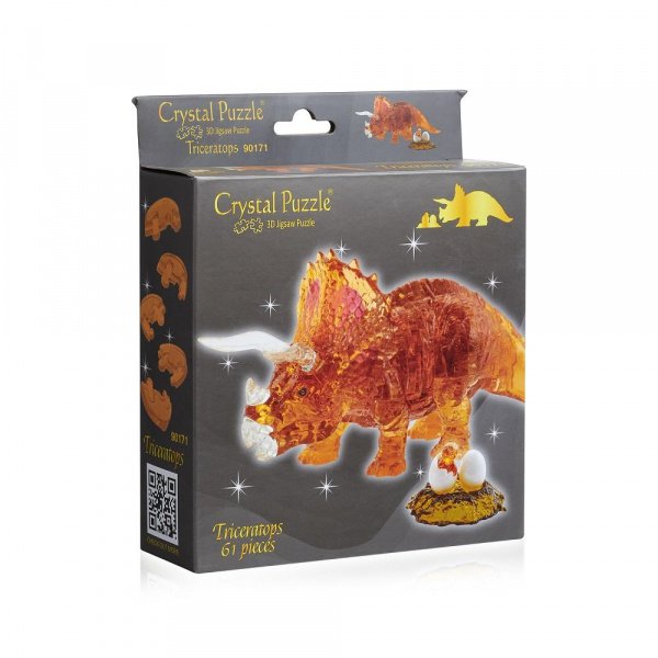 Головоломка 3D Трицератопс  фото 2