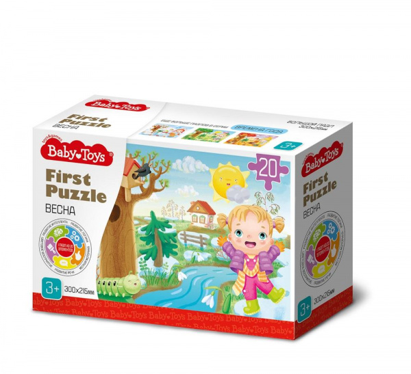 Пазл Baby Toys «Времена года – Весна» 20 элементов, Десятое королевство