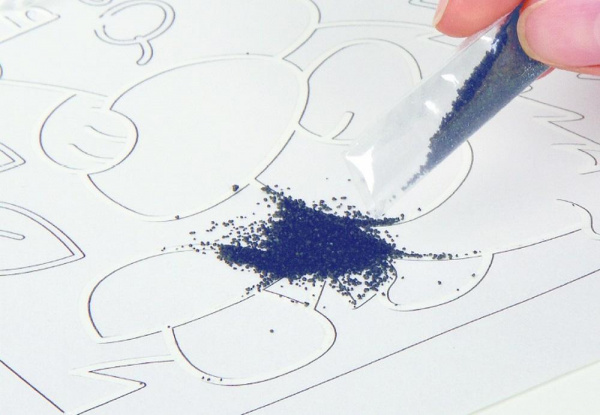 Песочная фреска Космос  фото 4