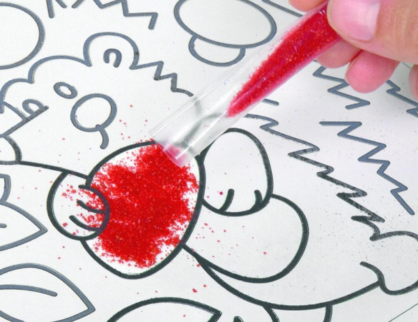 Песочная фреска Космос  фото 5