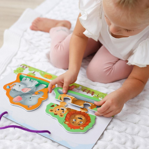 Мягкие пазлы Зоопарк фото 2