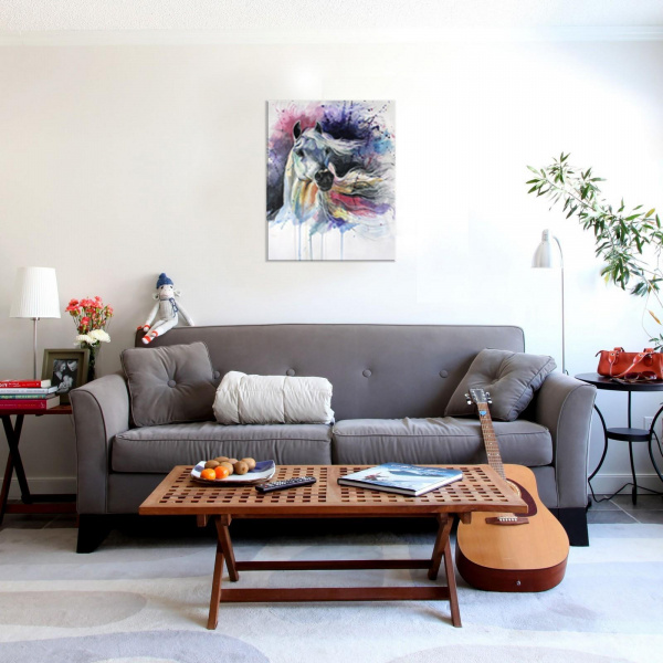 ЛОШАДЬ АКВАРЕРЛЬЮ Картина по номерам 40*50 Molly фото 2